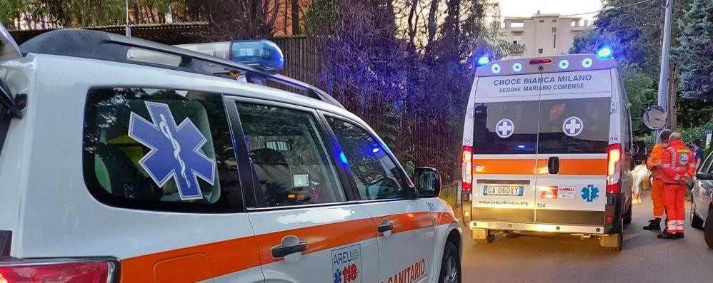 Veduggio incidente bambino