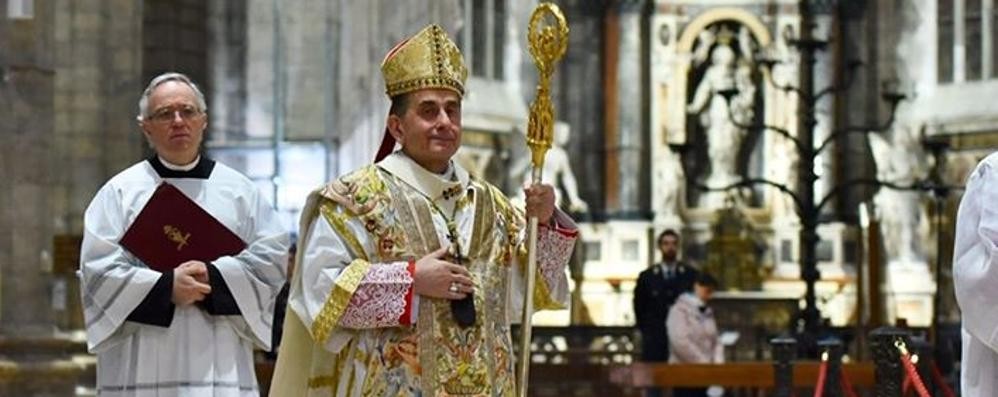 Il pontificale pasqua Mario delpini coronavirus duomo milano