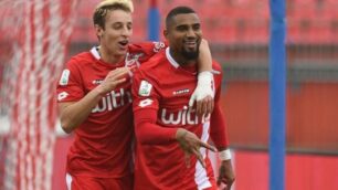 I festeggiamenti per il gol di Boateng