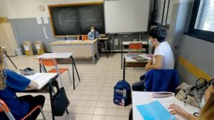Gli studenti al Mapelli di Monza nei primi giorni dell’anno scolastico