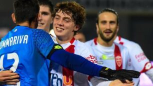 Calcio terzo turno Coppa Italia Pordenone-Monza 1-4 dcr - foto Buzzi/Ac Monza