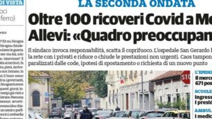 prima pagina ilCittadinoMb giovedì 22 ottobre 2020 e XXL