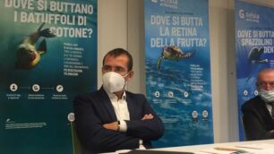 Sandro Trabattoni (a destra) presidente e Antonio Capozza direttore generale Gelsia Ambiente Srl