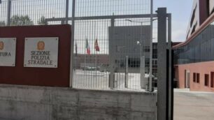 L’ingresso della questura  di Monza