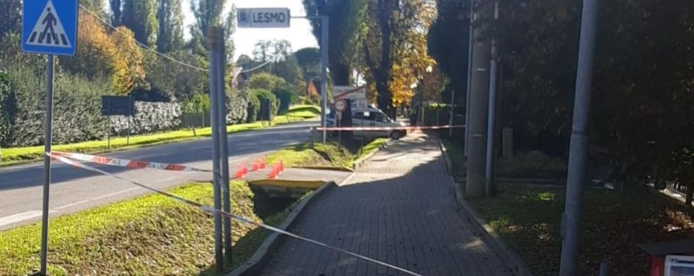 Lesmo blackout via 25 Aprile area trasformatore saltato