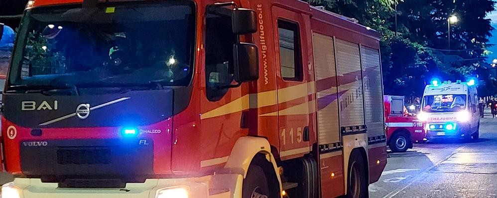 Lissone: sul posto vigili del fuoco, carabinieri e ambulanza - foto di repertorio