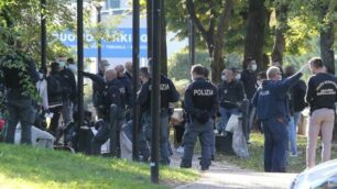Monza Controlli nei giardini Rota Grassi