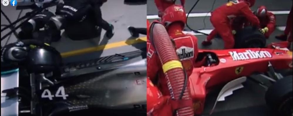 Un suggestivo frame di un video che la Fia ha dedicato alle 91 vittorie di Hamilton che ha eguagliato Schumacher