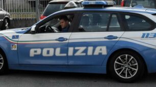 Un’auto della polizia stradale