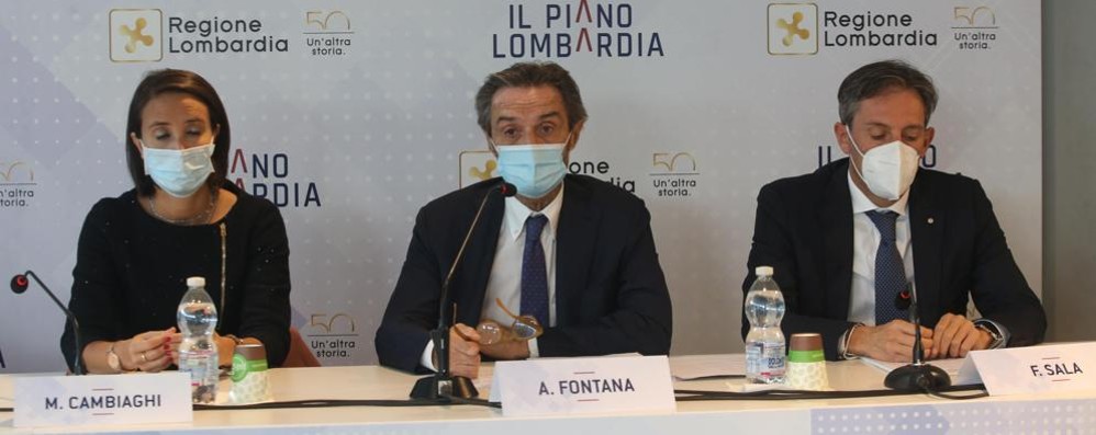 Conferenza stampa Il piano lombardia