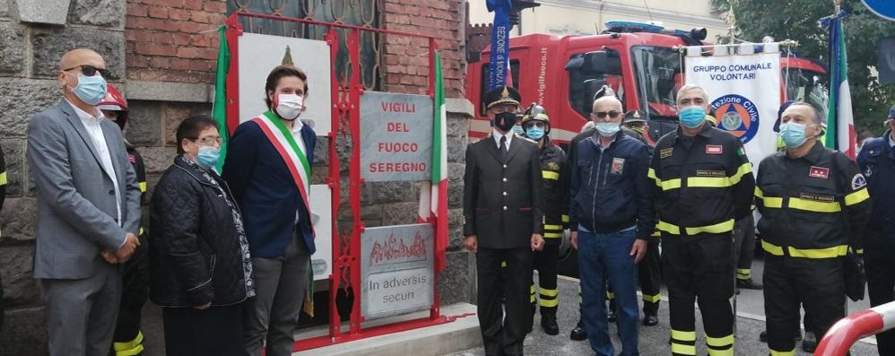 Seregno: inaugurazione opera dedicata ai Vigili del fuoco