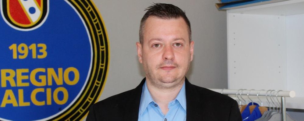 Il presidente del Seregno calcio, Davide Erba