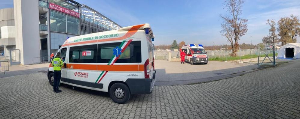 Monza autodromo checkpoint ambulanze emergenza coronavirus