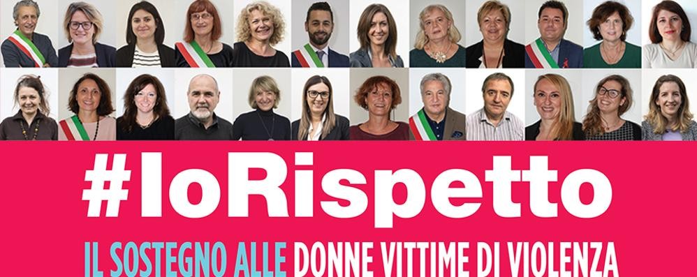 Giornata contro la violenza sulle donne campagna #IoRispetto Ambito Carate