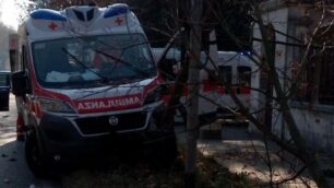 Monza incidente ambulanza viale Brianza
