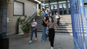 Primo giorno di scuola a Monza a settembre, nelle superiori: sembra passato un secolo