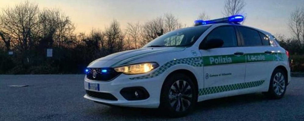 Una pattuglia della Polizia locale di Villasanta