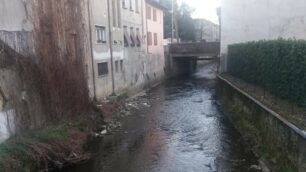 Il fiume Seveso che scorre in centro a Seveso