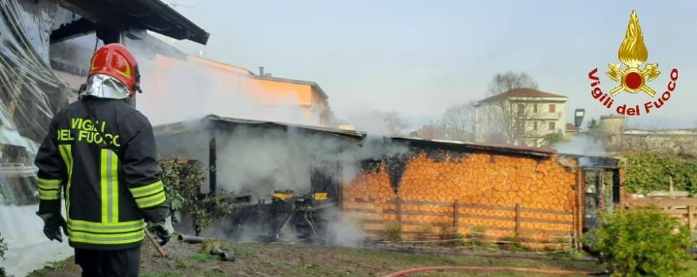 L’incendio di Brugherio