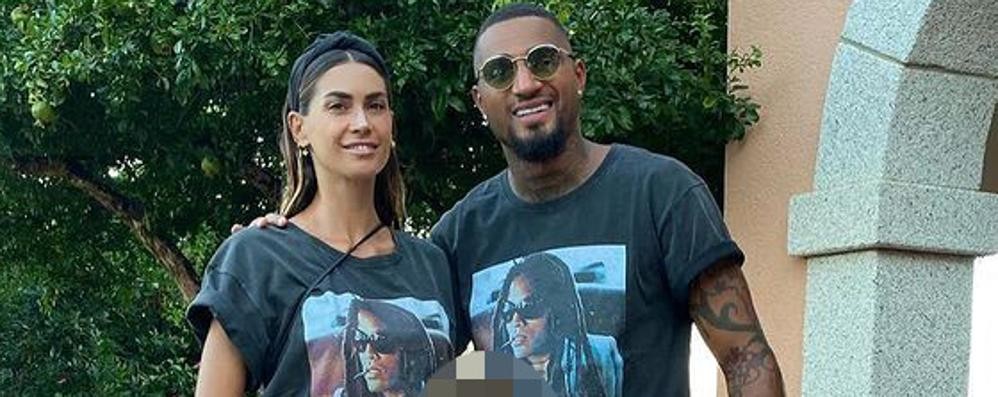 Calcio Melissa Satta e Kevin Prince Boateng - foto da Instagram