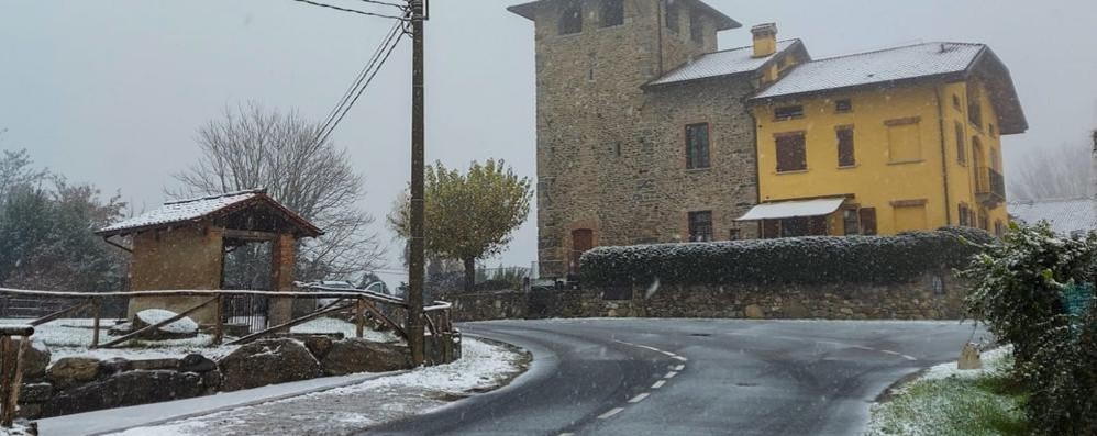 Brianza neve 2 dicembre 2020: Giussano