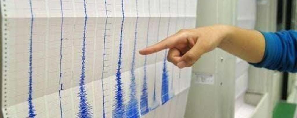 Scosse di terremoto registrate dall'Ingv