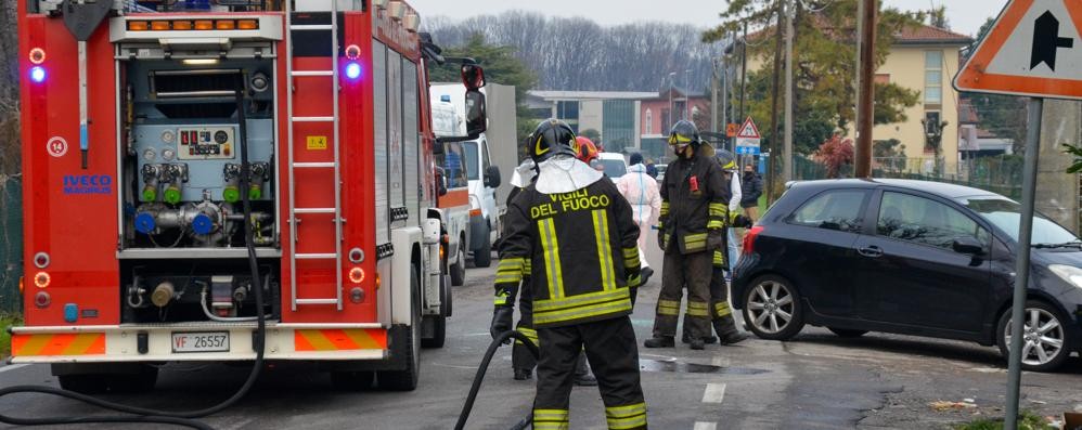 La scena dell’incidente