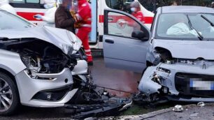 Lissone incidente via Pellico