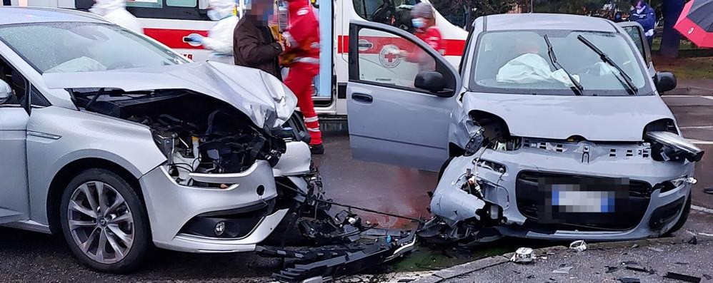 Lissone incidente via Pellico