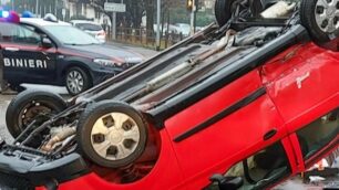 Verano Brianza incidente via Sauro