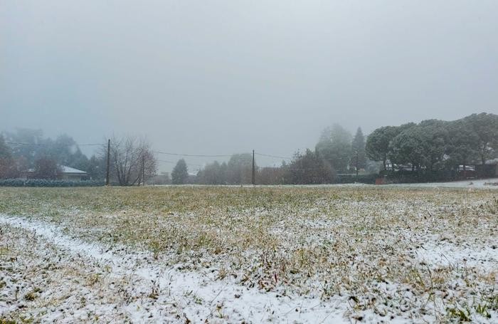 Brianza neve 2 dicembre 2020: Giussano