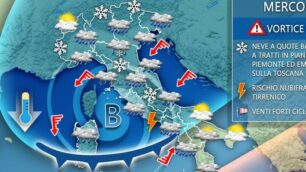 Meteo arriva l'inverno 2020