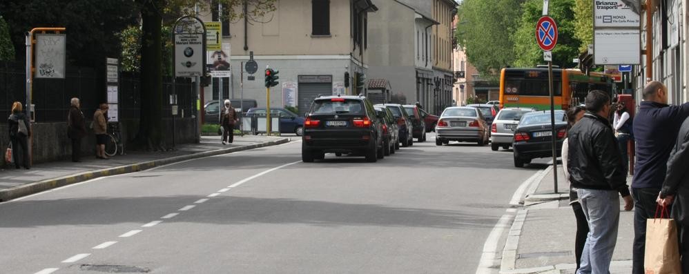 MONZA VIA PRINA - foto di repertorio
