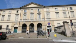 L’ingresso principale dell’ospedale Vecchio di Monza