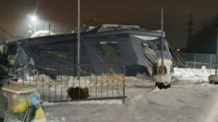 Brianza neve 28 dicembre 2020: Desio, triage Ps pronto soccorso ospedale
