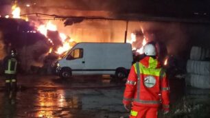 Incendio cascamificio Triuggio