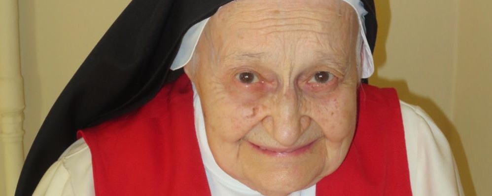Suor Anna Maria Profumo, 100 anni, in clausura dall'età di 72 anni