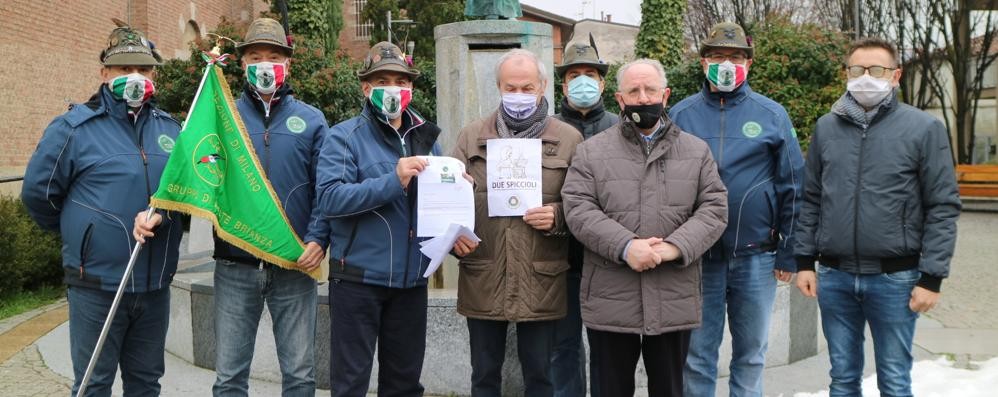 Agrate alpini donazione a 2 spiccioli