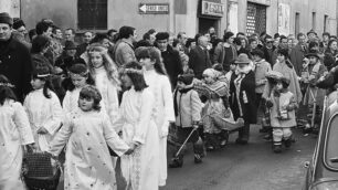 Corteo di Natale 1982 a Biassono