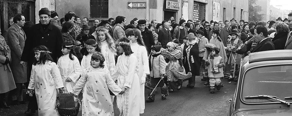 Corteo di Natale 1982 a Biassono