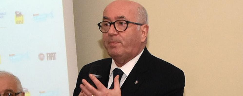 Carlo Tavecchio all’inaugurazione centro Figc a Verano Brianza