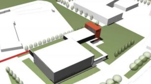 Il progetto preliminare del palazzetto di Carate