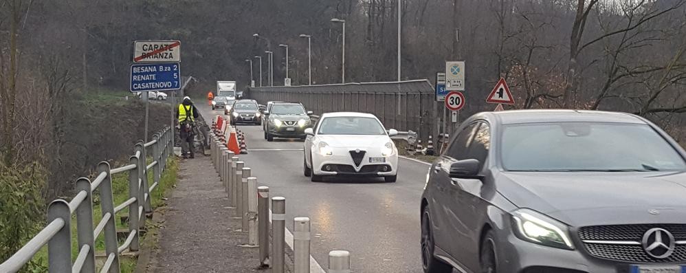 carate: lavori ponte realdino