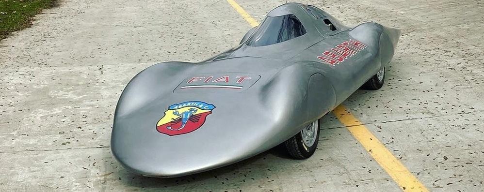 La Fiat-Abarth 1000 Monoposto della collezione Lopresto che ha sfrecciato all’ autodromo di Monza