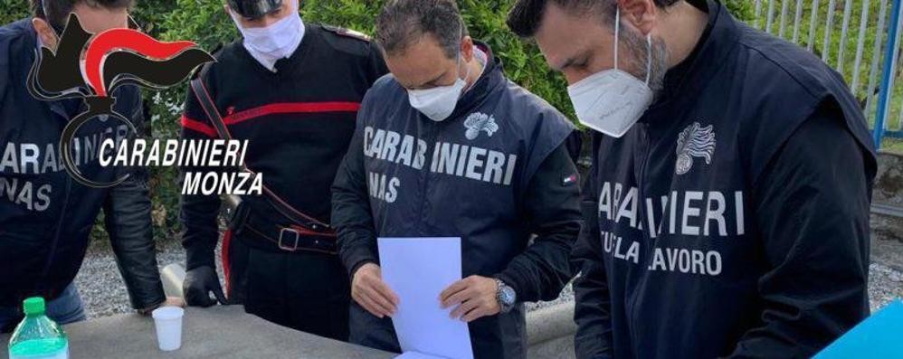 I carabinieri di Desio al lavoro per i controlli con Nas e Nil