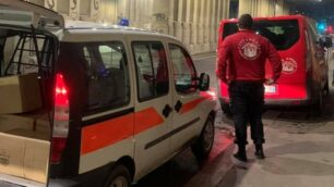 I volontari dei City Angels al lavoro