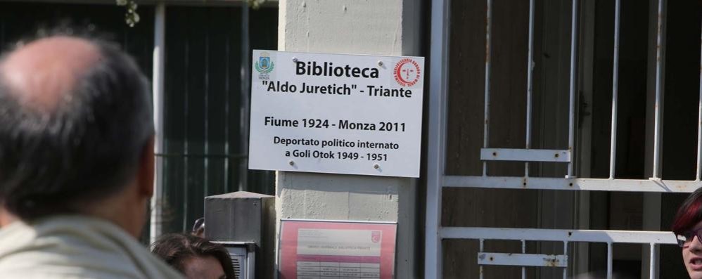 La biblioteca di Triante intitolata a Aldo Juretich