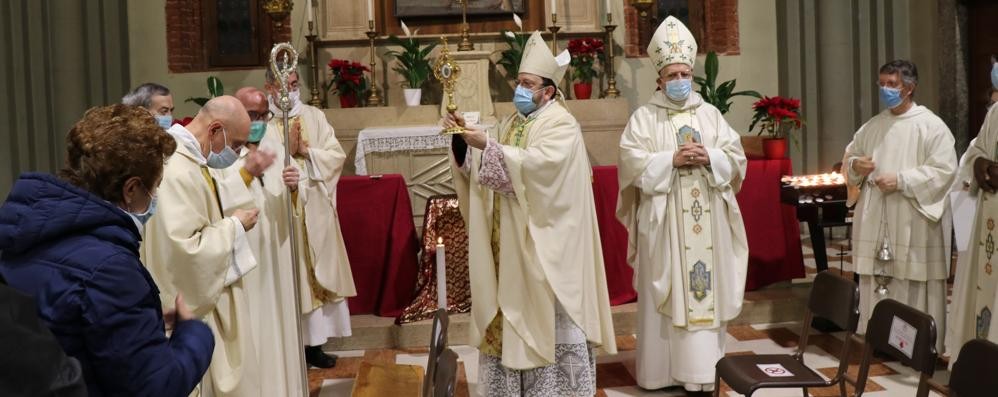 In abbazia san Bendetto, il vescovo ausiliare monsignor Paolo Martinelli, ha ricordato la solennità di san Mauro abate