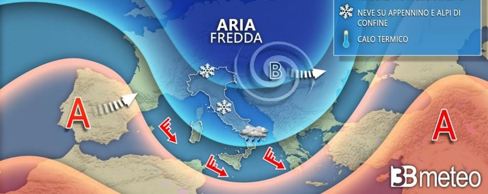 Il meteo della prossima settimana