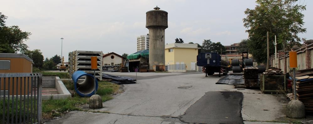 Seregno: l'ex scalo merci ferroviario, sede del capolinea nel progetto di metrotramvia